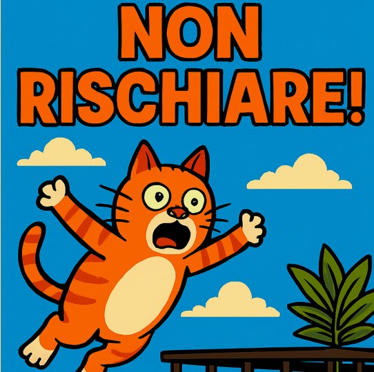 Progetto e installazione reti protezione per gatti