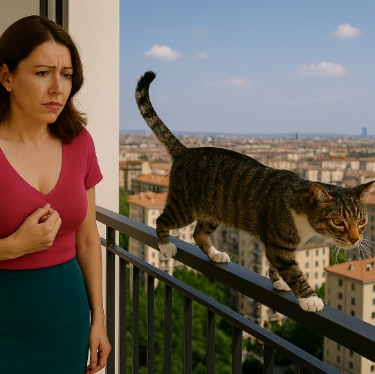 Progetto e installazione reti protezione per gatti