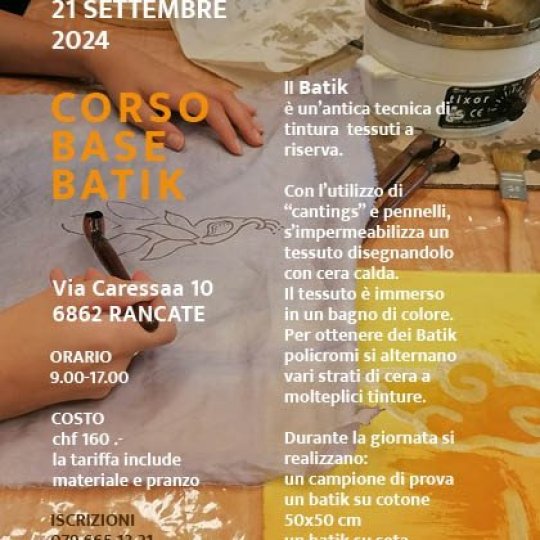 CORSO BASE BATIK 