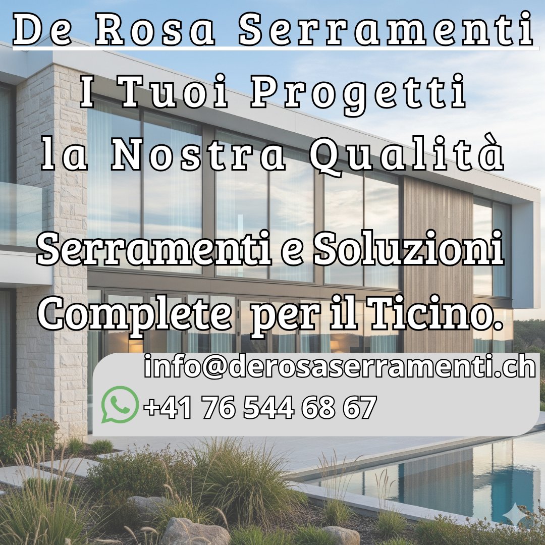 De Rosa Serramenti: Soluzioni di Alta Qualità