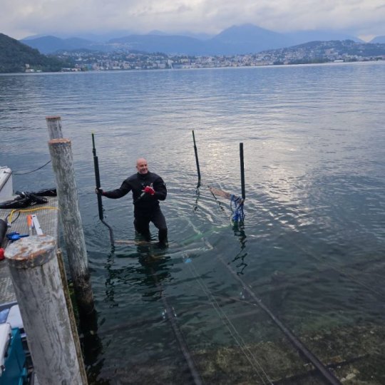 Binari e carrelli per l'alaggio di barche