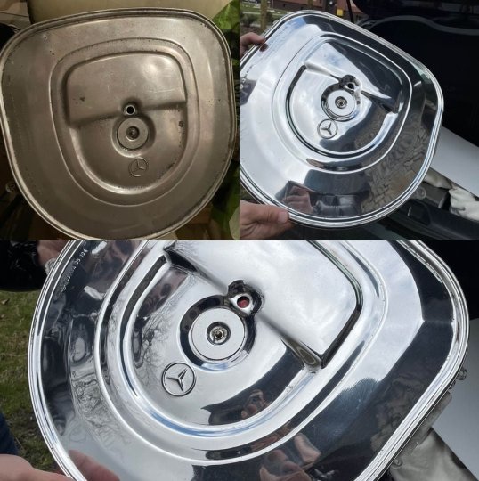 Verchromen, Vernicklen, Renovierung, von Automobil