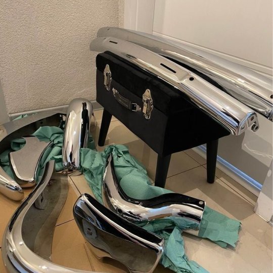 Verchromen, Vernicklen, Renovierung, von Automobil